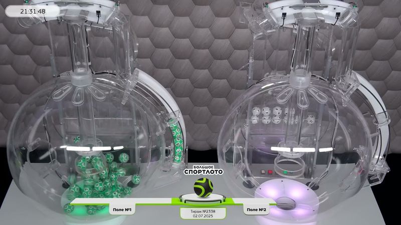 Столото представляет | Лотерея «Большое спортлото». Тираж № 2338 от 02.06.2025 г.