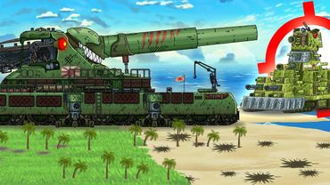 Japanese DORA VS KV-44! He won't survive the shot! - Cartoons about tanks