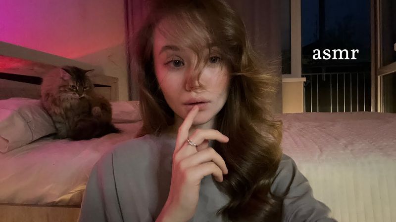 АСМР 🧚🏻‍♀️🍒 *очень быстрый макияж за 5 минут*