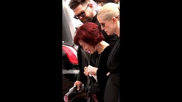 Sharon Osbourne breaks down at Ozzy's funeral