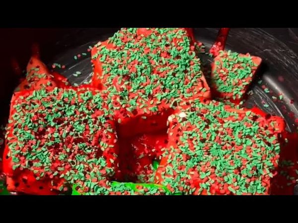 Fresh Chalk Pasted with Colored Cream