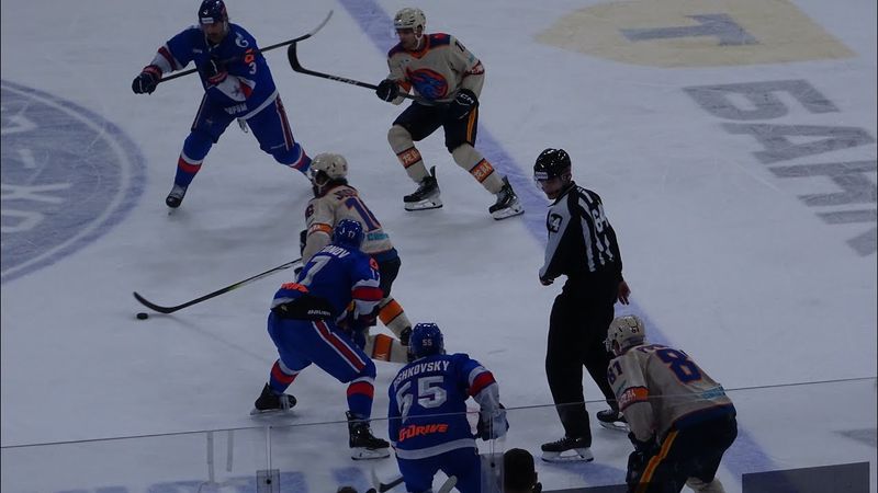 СКА 3:2ОТ Шанхайские Драконы с трибуны Ледового дворца