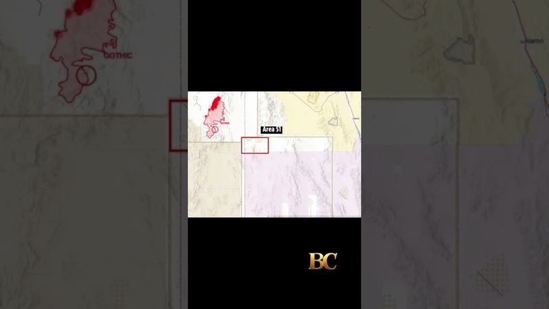 Enormous fire threatens Area 51