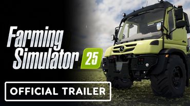 Farming Simulator 25 - Official Mercedes-Benz Trucks Pack Announcement Teaser Trailer