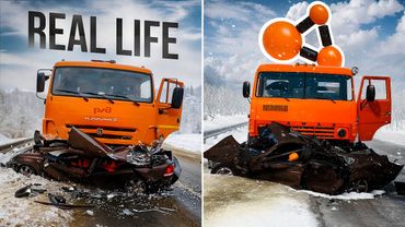 Аварии на реальных событиях в BeamNG.Drive #66