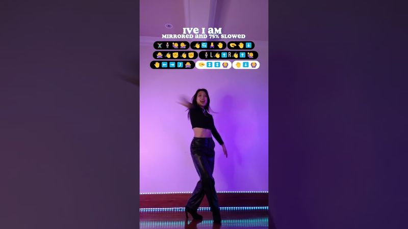 [TUTORIAL] IVE - I AM | Dance tutorial (mirrored and 75% slowed)