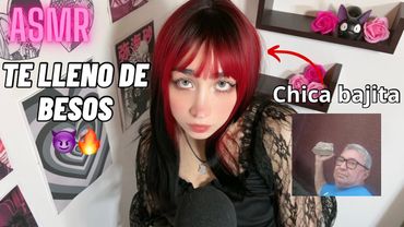 Gótica Bajita 😈🔥 te da BESITOS | Mouth Sound ASMR Roleplay