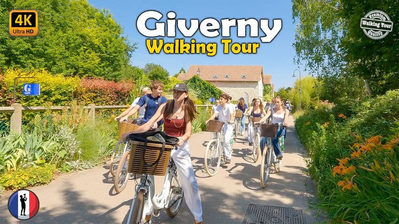 🇫🇷 GIVERNY France – Magnifique Village de Claude Monet – Visite Virtuelle en 4K 60fps