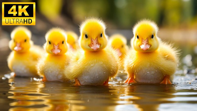 Tierbabys 4K – Die magische Welt süßer Jungtiere mit entspannender Musik (farbenfroh und dynamisch)