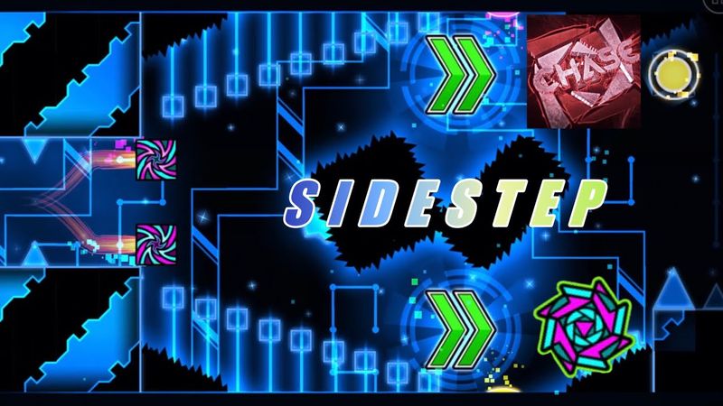 Sidestep by ChaSe (Medium Demon) All Coins. Geometry Dash 2.11 (mobile gameplay)