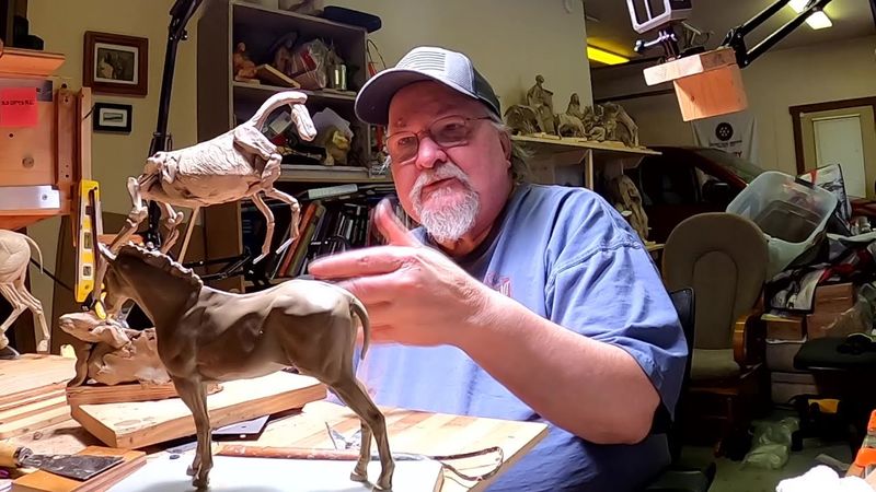 PRAIRIE WIND - Building the Skeletal Structure of the Rear Horse