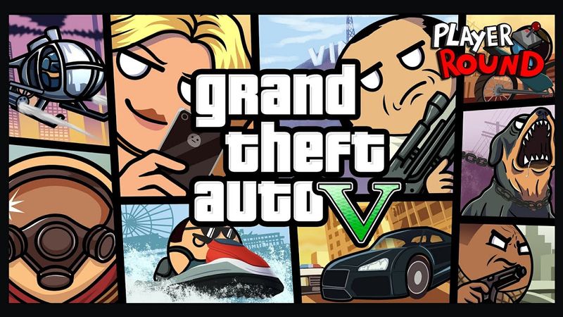 Grand Theft Auto V | Cartoon Parody