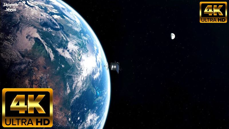 Планета Земля🌏🌱🌏 в 4k со звуками природы и музыкой ауры для релаксации