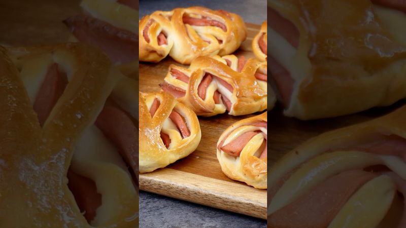 Вместо бутербродов с колбасой на завтрак #калнина #бутерброды #рецепты #булочки