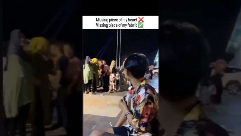 Missing piece of my fabric🤣😂