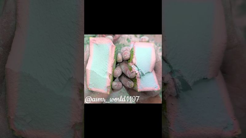The Audio 😍 #relax #oddlysatisfying #satisfying #slime #soap #dyedgymchalk #gymchalkasmr #asmr