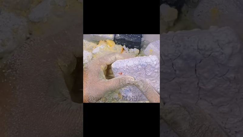 Pasted thins #relax #crunchycrumbles #oddlysatisfying #satisfying #soap #gymchalkasmr #gymchalk