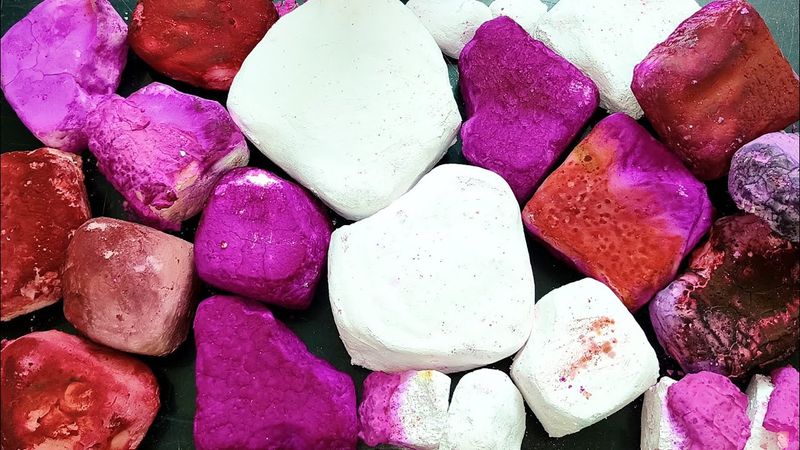 JUMBO Chunks Dyed and Plain + 2nd Video Sizzle Water Crush