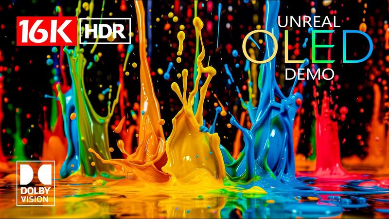 UNREAL OLED DOLBY VISION HDR 16K Video ULTRA HD (4K / 8K TV)