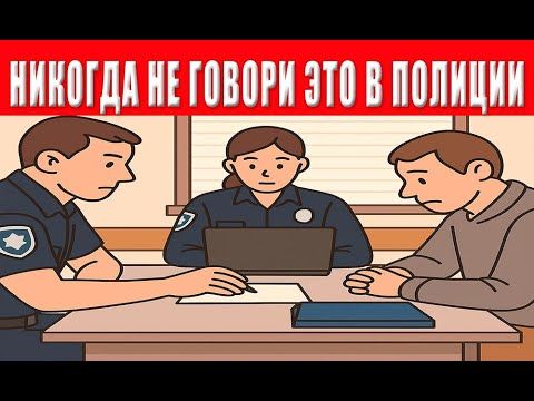Никогда не говори ЭТО в полиции