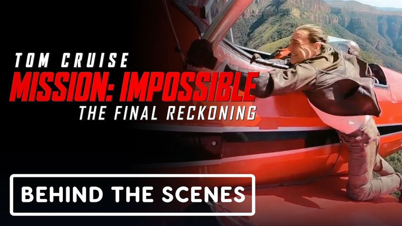 Mission: Impossible - The Final Reckoning - Aerial Behind the Scenes Clip (2025) Tom Cruise