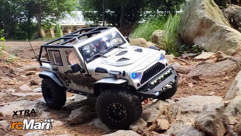 RC Car Xtra Speed XS01 Jeep Wrangler Rock Crawling