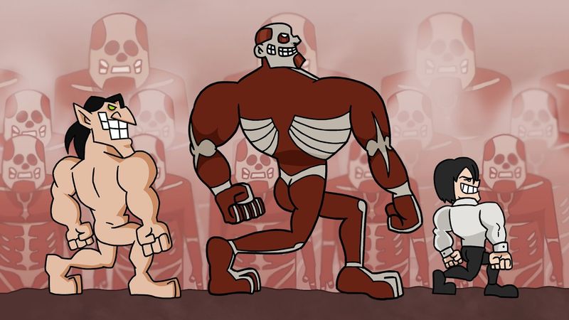 Eren dr. Livesey Phonk Walk ( Attack On Titan Animation )