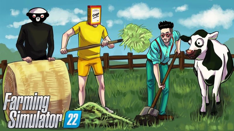 НАКОРМИТЬ КОРОВ ОКАЗАЛОСЬ НЕПРОСТО... FARMING SIMULATOR 22