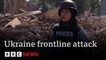 Ukraine frontline report:  heavy fighting as BBC team runs for cover from drone attack | BBC News