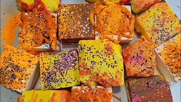 Dyed Gemini Chalk and Jumbos, Plain Jane Sample Chalk w Cornstarch Squeaks, Paste, and Pigment Powde