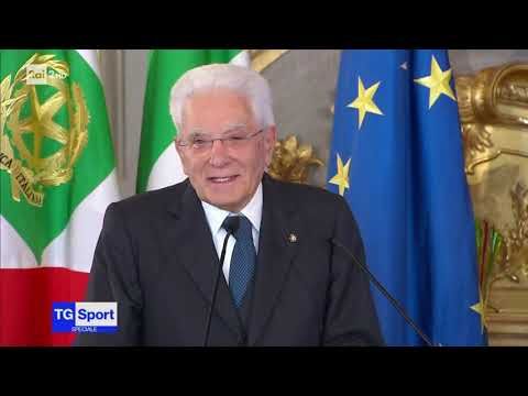 08-10-25: 🇮🇹 Sergio Mattarella | Il saluto del Presidente della Repubblica alle Nazionali di volley