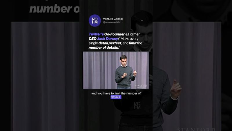 #jackdorsey #twitter #x #startupadvice #entrepreneurship #focus #founderlife #businessreality