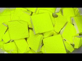 Fresh Blocks C3 with Neon Holi Powder | Gym Chalk asmr | Oddly Satisfying