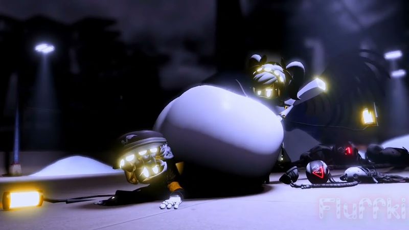 Poor uzi (vore animation) by fluffki on deviantart