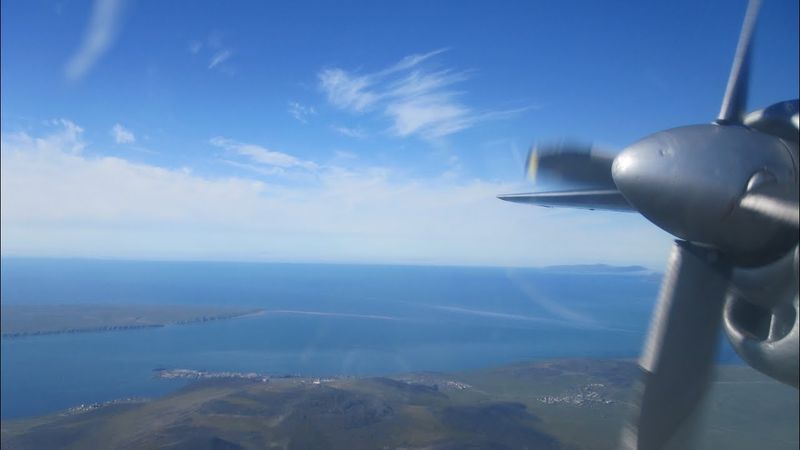 Белый шум самолёта Ан-26 на эшелоне по маршруту Магадан - Певек - Магадан. White noise of aircraft.