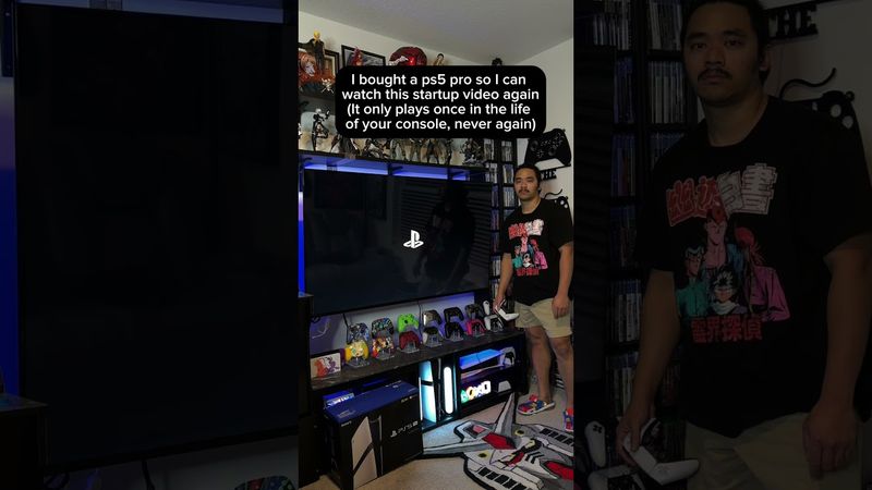 Bro didn’t even blink #theultimatenerd #gamingsetup #gamingroom #gamer #ps5pro