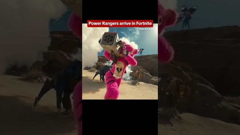 Fortnite made a live-action Power Rangers trailer for their new season! #fortnite #powerrangers