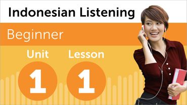 Indonesian Listening Practice - At the Jewelry Store in Indonesia