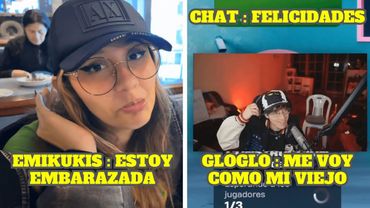 EMIKUKIS DICE QUE ESTÁ EMBARAZADA Y GLOGLO SE ENTERA