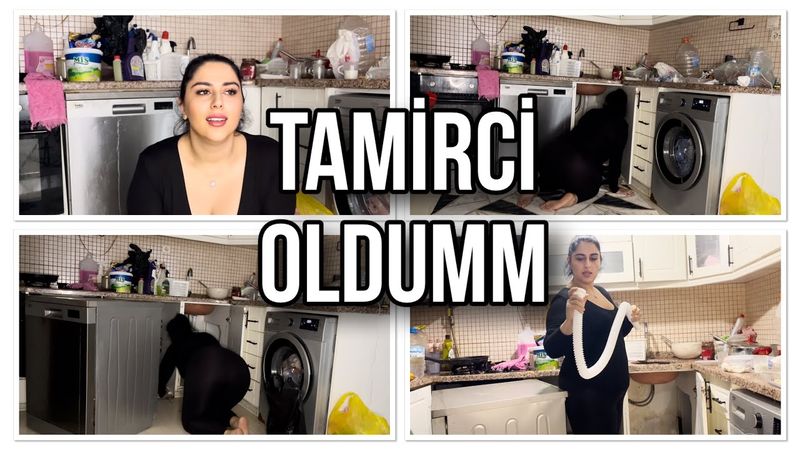 TEMİZLİK VLOG / TAMİRCİ OLDUM 😊 / #temizlik