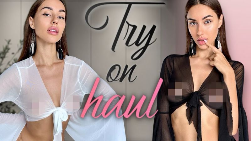 [4K] Carla’s See-Through Vibes | Transparent Try-On & GRWM 2024