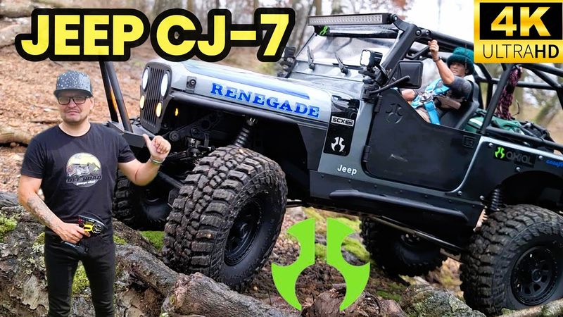 RC Jeep CJ-7 SCX10 iii scale 1/10 off road two