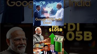 Google $25B Data Center in India | FDI $105B Growth | Modi Policy & Economy Boom