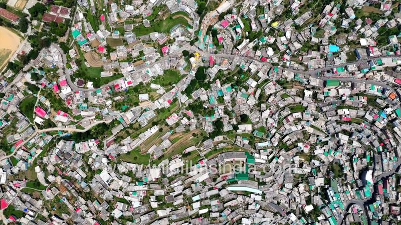 Almora town in Kumaon is a widely spread-out mass of hill homes and buildings in Uttarakhand