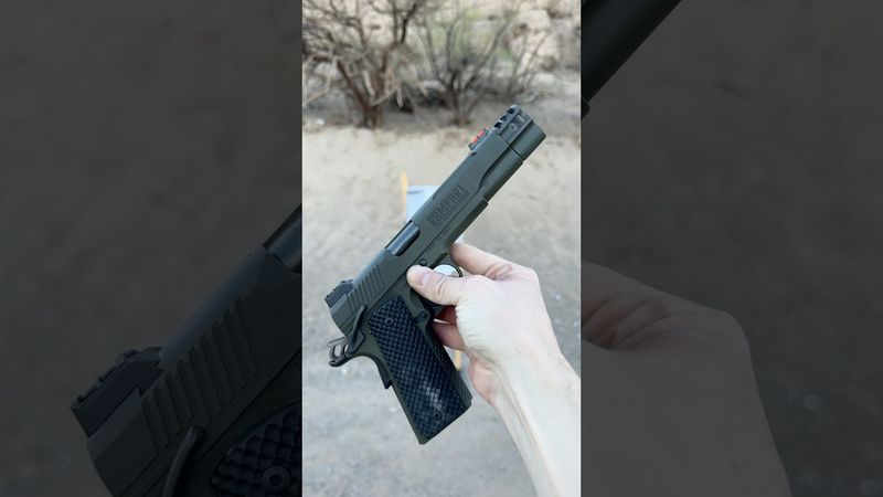 Handheld Artillery - .45acp 1911 Compensator - Kimber Rampart #subscribe