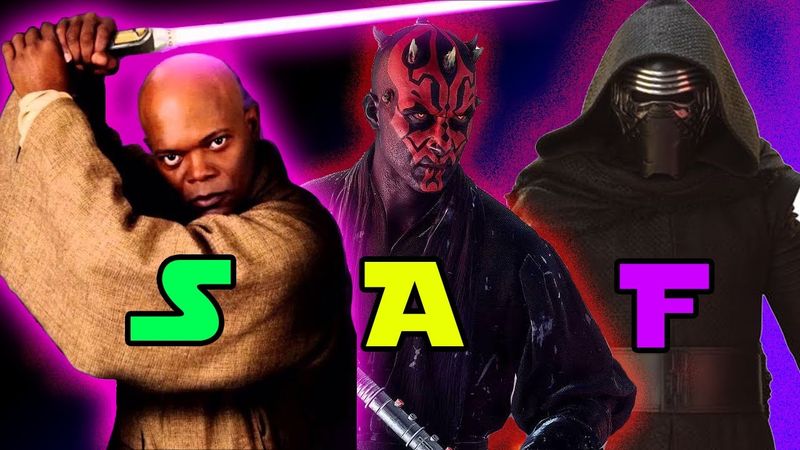 Абсурдно длинный тир лист фехтовальщиков из Звездный Войн часть 1