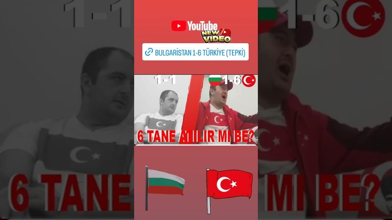 Videonun tamamı kanalımda #türkiye #bulgaristan #fifa26 #bizimçocuklar #futboltepki #soccerreaction
