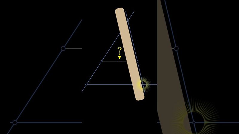 Неужели это возможно без циркуля? #математика