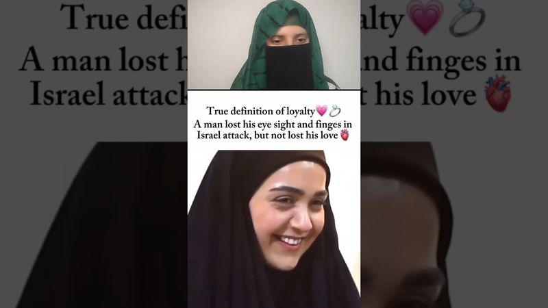 Reaction on Irani couples Masaallah #muslimah #hijab #love #trending