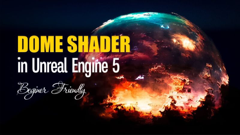 #Tutorial | How to Make a Dome Shader in UE5